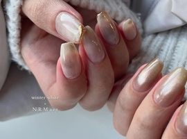 ホワイトニュアンス×gold / Narumi